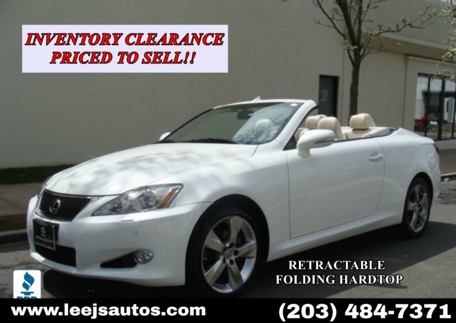 2010 Lexus IS 250C 2dr Conv Auto, available for sale in North Branford, Connecticut | LeeJ's Auto Sales & Service. North Branford, Connecticut