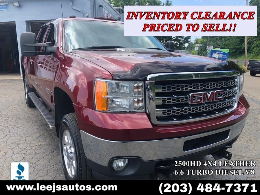 2013 GMC Sierra 2500HD 4WD Crew Cab 153.7" SLT, available for sale in North Branford, Connecticut | LeeJ's Auto Sales & Service. North Branford, Connecticut