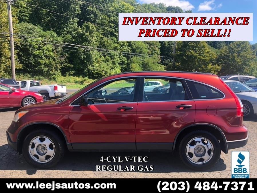 2008 Honda CR-V 4WD 5dr LX, available for sale in North Branford, Connecticut | LeeJ's Auto Sales & Service. North Branford, Connecticut