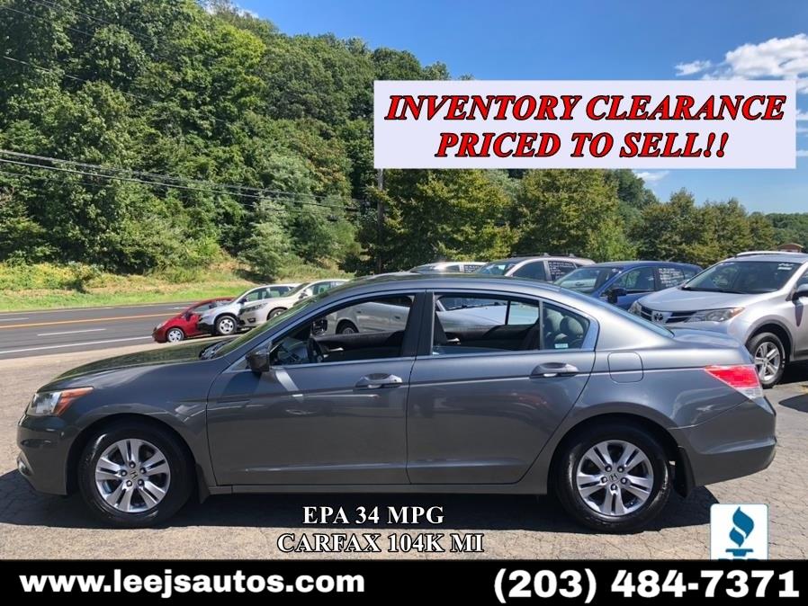 2008 Honda Accord Sdn 4dr I4 Auto EX-L PZEV, available for sale in North Branford, Connecticut | LeeJ's Auto Sales & Service. North Branford, Connecticut