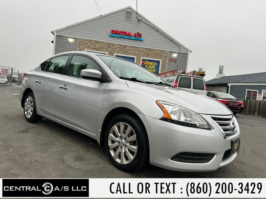 2013 Nissan Sentra 4dr Sdn I4 CVT S, available for sale in East Windsor, Connecticut | Central A/S LLC. East Windsor, Connecticut