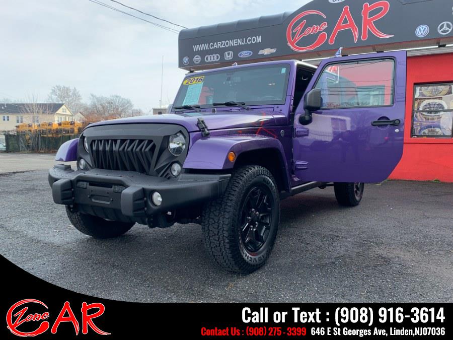 2016 Jeep Wrangler Unlimited 4WD 4dr Sahara, available for sale in Linden, New Jersey | Car Zone. Linden, New Jersey 2016 Jeep Wrangler Unlimited 4WD 4dr Sahara, available for sale in Linden, New Jersey | Car Zone. Linden, New Jersey