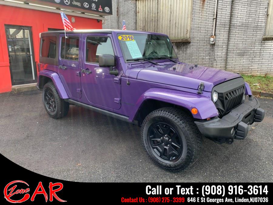 2016 Jeep Wrangler Unlimited 4WD 4dr Sahara, available for sale in Linden, New Jersey | Car Zone. Linden, New Jersey 2016 Jeep Wrangler Unlimited 4WD 4dr Sahara, available for sale in Linden, New Jersey | Car Zone. Linden, New Jersey