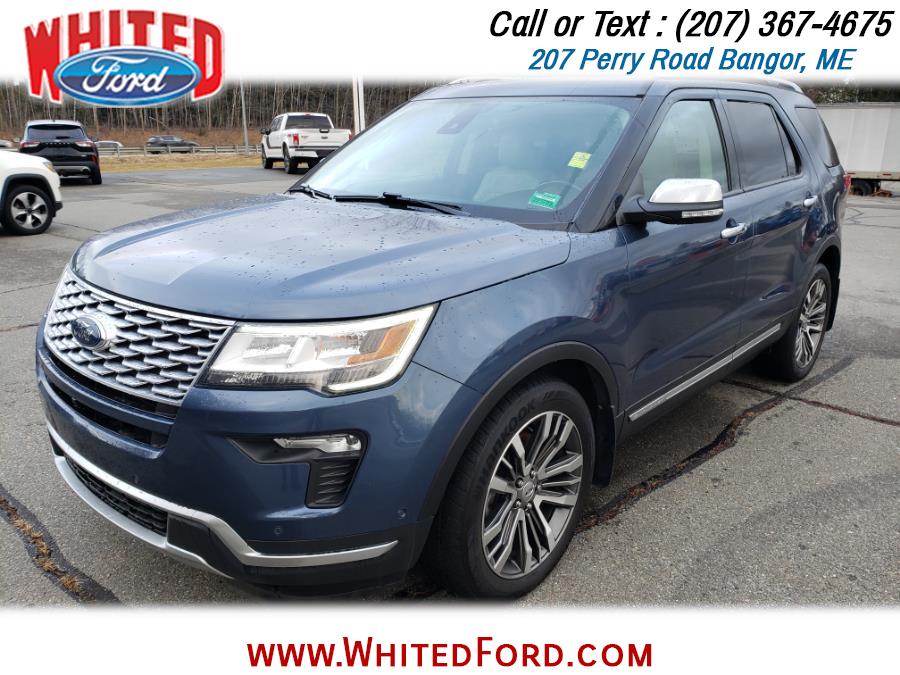 2019 Ford Explorer Platinum 4WD, available for sale in Bangor, Maine | Whited Ford. Bangor, Maine