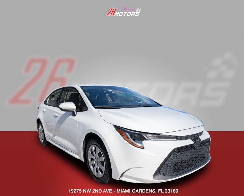 2020 Toyota Corolla LE CVT (Natl), available for sale in Miami, Florida | 26 Motors Miami. Miami, Florida 2020 Toyota Corolla LE CVT (Natl), available for sale in Miami, Florida | 26 Motors Miami. Miami, Florida