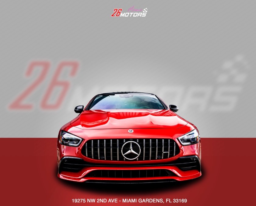 2021 Mercedes-Benz AMG GT AMG GT 53 4-Door Coupe, available for sale in Miami, Florida | 26 Motors Miami. Miami, Florida 2021 Mercedes-Benz AMG GT AMG GT 53 4-Door Coupe, available for sale in Miami, Florida | 26 Motors Miami. Miami, Florida