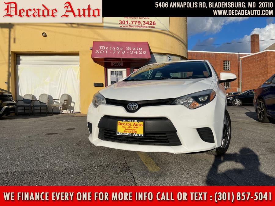 2014 Toyota Corolla 4dr Sdn Auto L (Natl), available for sale in Bladensburg, Maryland | Decade Auto. Bladensburg, Maryland
