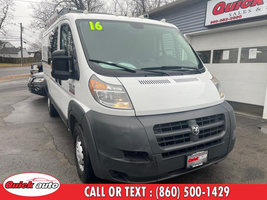 Used Ram ProMaster Cargo Van 1500 Low Roof 136" WB 2016 | Quick Auto LLC. Bristol, Connecticut Used Ram ProMaster Cargo Van 1500 Low Roof 136" WB 2016 | Quick Auto LLC. Bristol, Connecticut