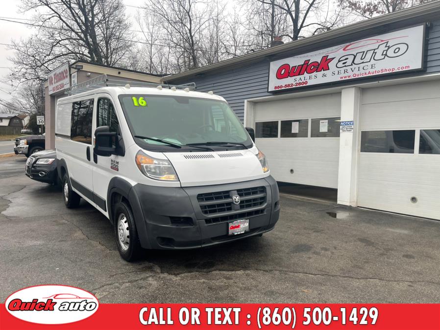 Used Ram ProMaster Cargo Van 1500 Low Roof 136" WB 2016 | Quick Auto LLC. Bristol, Connecticut Used Ram ProMaster Cargo Van 1500 Low Roof 136" WB 2016 | Quick Auto LLC. Bristol, Connecticut