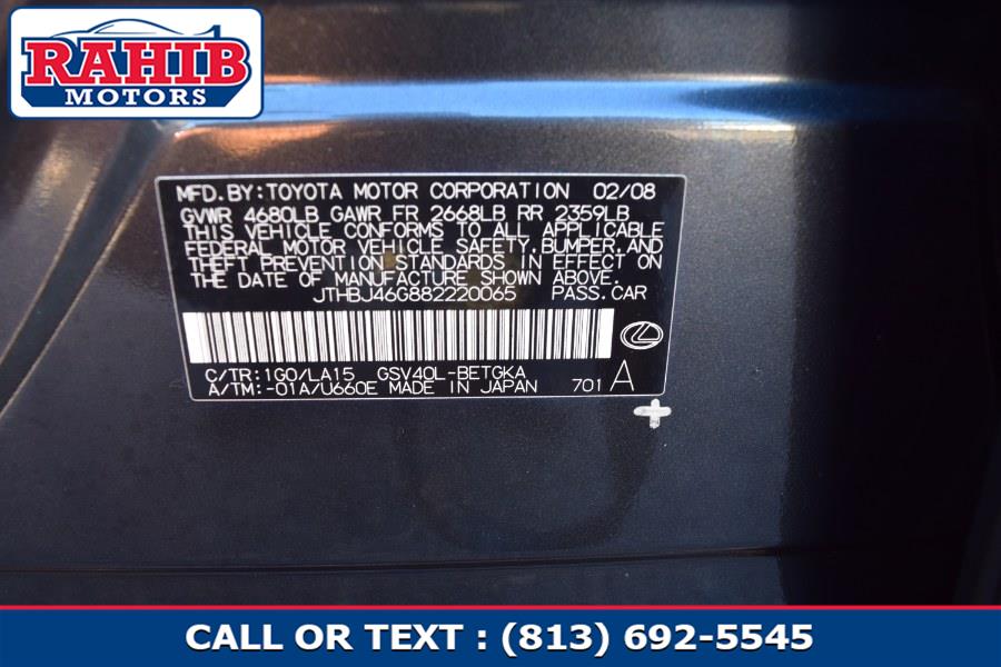 2008 Lexus ES 350 4dr Sdn, available for sale in Winter Park, Florida | Rahib Motors. Winter Park, Florida 2008 Lexus ES 350 4dr Sdn, available for sale in Winter Park, Florida | Rahib Motors. Winter Park, Florida