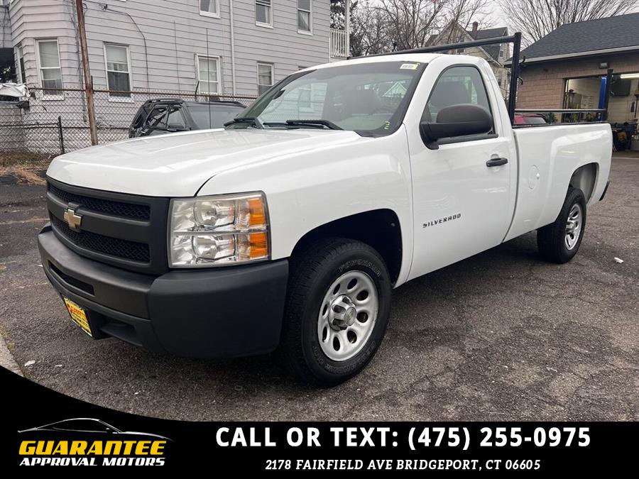 2010 Chevrolet Silverado 1500 Work Truck 4x2 2dr Regular Cab 8 ft. LB, available for sale in Bridgeport, Connecticut | Guarantee Approval Motors. Bridgeport, Connecticut 2010 Chevrolet Silverado 1500 Work Truck 4x2 2dr Regular Cab 8 ft. LB, available for sale in Bridgeport, Connecticut | Guarantee Approval Motors. Bridgeport, Connecticut