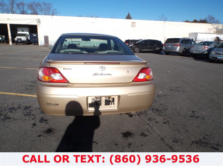 2002 Toyota Camry Solara 2dr Cpe SE Auto (Natl), available for sale in Hartford, Connecticut | Lee Motors Sales Inc. Hartford, Connecticut 2002 Toyota Camry Solara 2dr Cpe SE Auto (Natl), available for sale in Hartford, Connecticut | Lee Motors Sales Inc. Hartford, Connecticut