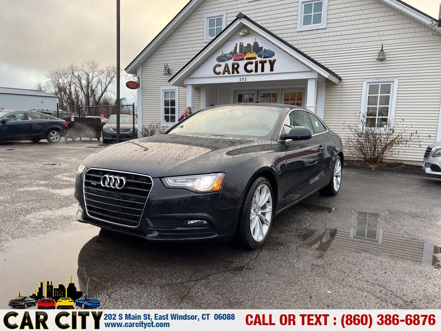 2014 Audi A5 2dr Cpe Auto quattro 2.0T Premium Plus, available for sale in East Windsor, Connecticut | Car City LLC. East Windsor, Connecticut