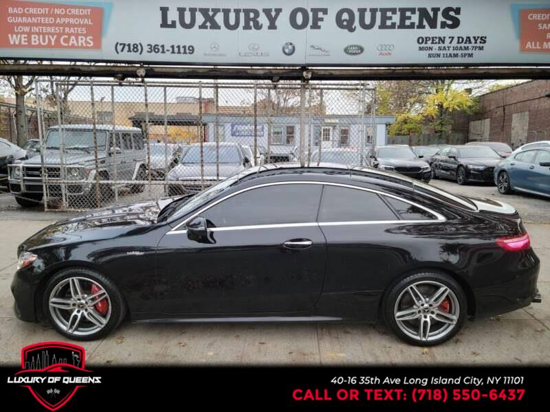 Used Mercedes-Benz E-Class E 450 4MATIC Coupe 2019 | Luxury Of Queens. Long Island City, New York Used Mercedes-Benz E-Class E 450 4MATIC Coupe 2019 | Luxury Of Queens. Long Island City, New York
