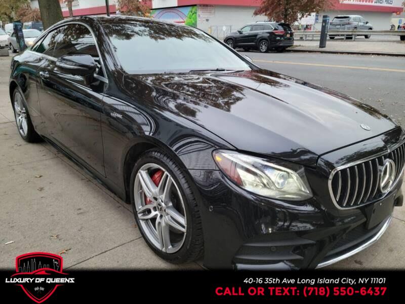 Used Mercedes-Benz E-Class E 450 4MATIC Coupe 2019 | Luxury Of Queens. Long Island City, New York Used Mercedes-Benz E-Class E 450 4MATIC Coupe 2019 | Luxury Of Queens. Long Island City, New York