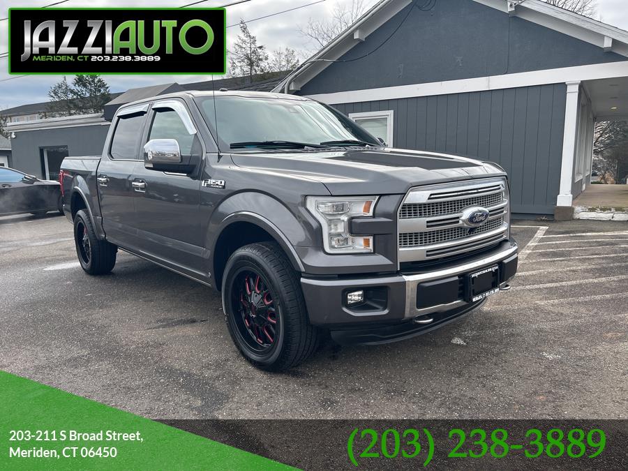 2015 Ford F-150 4WD SuperCrew 145" Platinum, available for sale in Meriden, Connecticut | Jazzi Auto Sales LLC. Meriden, Connecticut 2015 Ford F-150 4WD SuperCrew 145" Platinum, available for sale in Meriden, Connecticut | Jazzi Auto Sales LLC. Meriden, Connecticut