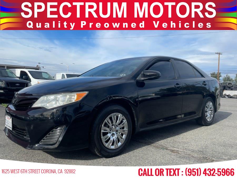 2012 Toyota Camry 4dr Sdn I4 Auto LE (Natl), available for sale in Corona, California | Spectrum Motors. Corona, California 2012 Toyota Camry 4dr Sdn I4 Auto LE (Natl), available for sale in Corona, California | Spectrum Motors. Corona, California