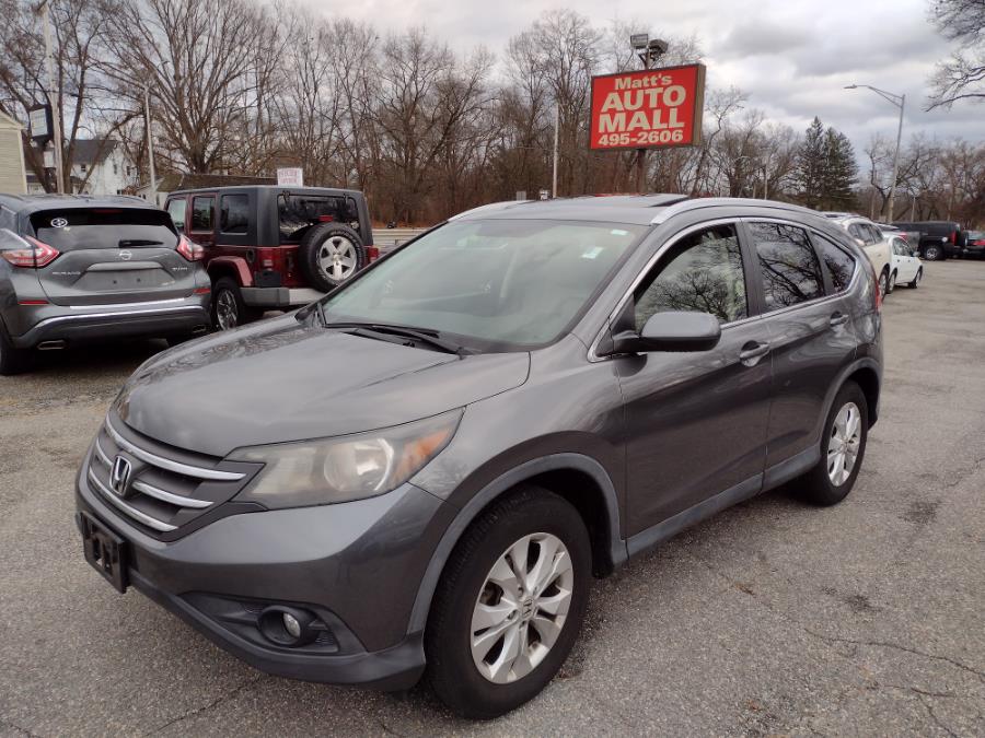 2012 Honda CR-V 4WD 5dr EX-L w/Navi, available for sale in Chicopee, Massachusetts | Matts Auto Mall LLC. Chicopee, Massachusetts