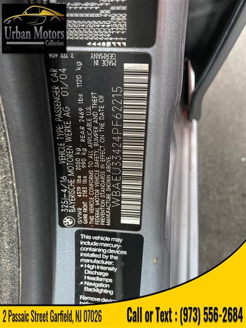 2004 BMW 3 Series 325xi, available for sale in Garfield, New Jersey | Urban Motors Collection. Garfield, New Jersey 2004 BMW 3 Series 325xi, available for sale in Garfield, New Jersey | Urban Motors Collection. Garfield, New Jersey