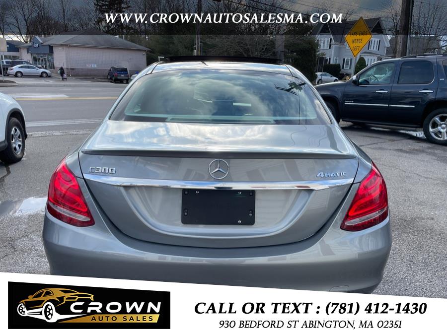 2016 Mercedes-Benz C-Class 4dr Sdn C 300 Luxury 4MATIC, available for sale in Abington, Massachusetts | Crown Auto Sales. Abington, Massachusetts 2016 Mercedes-Benz C-Class 4dr Sdn C 300 Luxury 4MATIC, available for sale in Abington, Massachusetts | Crown Auto Sales. Abington, Massachusetts