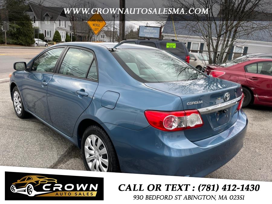 2012 Toyota Corolla 4dr Sdn Auto LE (Natl), available for sale in Abington, Massachusetts | Crown Auto Sales. Abington, Massachusetts 2012 Toyota Corolla 4dr Sdn Auto LE (Natl), available for sale in Abington, Massachusetts | Crown Auto Sales. Abington, Massachusetts