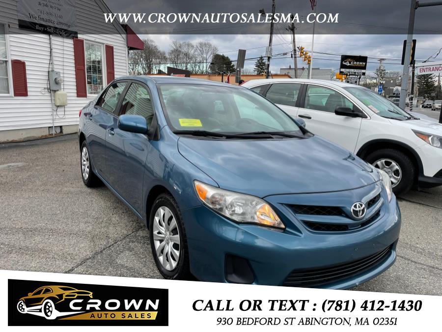 2012 Toyota Corolla 4dr Sdn Auto LE (Natl), available for sale in Abington, Massachusetts | Crown Auto Sales. Abington, Massachusetts 2012 Toyota Corolla 4dr Sdn Auto LE (Natl), available for sale in Abington, Massachusetts | Crown Auto Sales. Abington, Massachusetts
