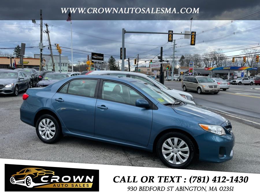 2012 Toyota Corolla 4dr Sdn Auto LE (Natl), available for sale in Abington, Massachusetts | Crown Auto Sales. Abington, Massachusetts 2012 Toyota Corolla 4dr Sdn Auto LE (Natl), available for sale in Abington, Massachusetts | Crown Auto Sales. Abington, Massachusetts