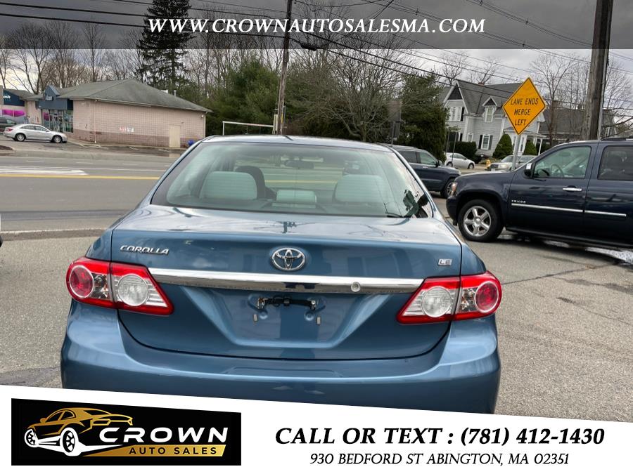 2012 Toyota Corolla 4dr Sdn Auto LE (Natl), available for sale in Abington, Massachusetts | Crown Auto Sales. Abington, Massachusetts 2012 Toyota Corolla 4dr Sdn Auto LE (Natl), available for sale in Abington, Massachusetts | Crown Auto Sales. Abington, Massachusetts