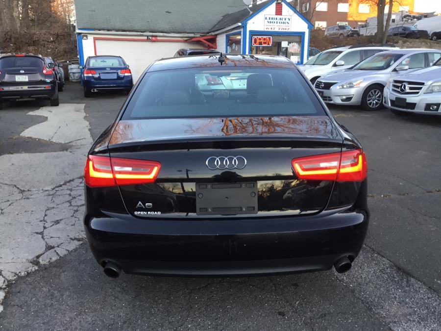 2013 Audi A6 quattro 4dr 3.0L TDI Premium Plus, available for sale in Manchester, Connecticut | Liberty Motors. Manchester, Connecticut 2013 Audi A6 quattro 4dr 3.0L TDI Premium Plus, available for sale in Manchester, Connecticut | Liberty Motors. Manchester, Connecticut