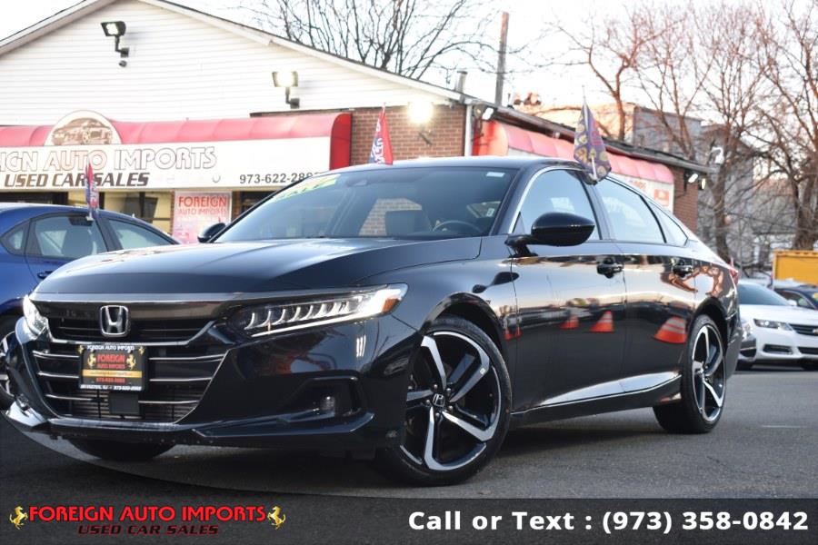Used Honda Accord Sedan Sport 1.5T CVT 2021 | Foreign Auto Imports. Irvington, New Jersey