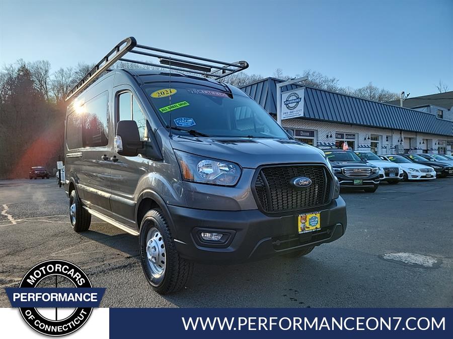 2021 Ford Transit Cargo Van T-250 130" Med Rf 9070 GVWR AWD, available for sale in Wilton, Connecticut | Performance Motor Cars Of Connecticut LLC. Wilton, Connecticut