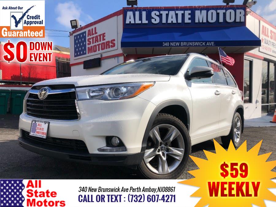 2016 Toyota Highlander AWD 4dr V6 Limited (Natl), available for sale in Perth Amboy, New Jersey | All State Motor Inc. Perth Amboy, New Jersey 2016 Toyota Highlander AWD 4dr V6 Limited (Natl), available for sale in Perth Amboy, New Jersey | All State Motor Inc. Perth Amboy, New Jersey