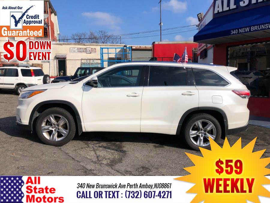 2016 Toyota Highlander AWD 4dr V6 Limited (Natl), available for sale in Perth Amboy, New Jersey | All State Motor Inc. Perth Amboy, New Jersey 2016 Toyota Highlander AWD 4dr V6 Limited (Natl), available for sale in Perth Amboy, New Jersey | All State Motor Inc. Perth Amboy, New Jersey