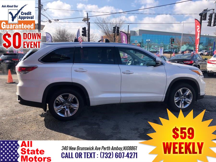 2016 Toyota Highlander AWD 4dr V6 Limited (Natl), available for sale in Perth Amboy, New Jersey | All State Motor Inc. Perth Amboy, New Jersey 2016 Toyota Highlander AWD 4dr V6 Limited (Natl), available for sale in Perth Amboy, New Jersey | All State Motor Inc. Perth Amboy, New Jersey
