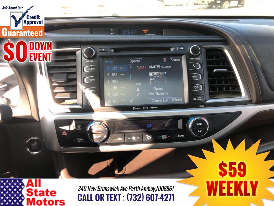 2016 Toyota Highlander AWD 4dr V6 Limited (Natl), available for sale in Perth Amboy, New Jersey | All State Motor Inc. Perth Amboy, New Jersey 2016 Toyota Highlander AWD 4dr V6 Limited (Natl), available for sale in Perth Amboy, New Jersey | All State Motor Inc. Perth Amboy, New Jersey