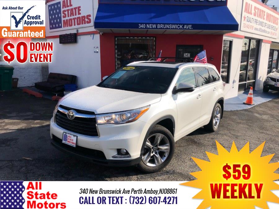 2016 Toyota Highlander AWD 4dr V6 Limited (Natl), available for sale in Perth Amboy, New Jersey | All State Motor Inc. Perth Amboy, New Jersey