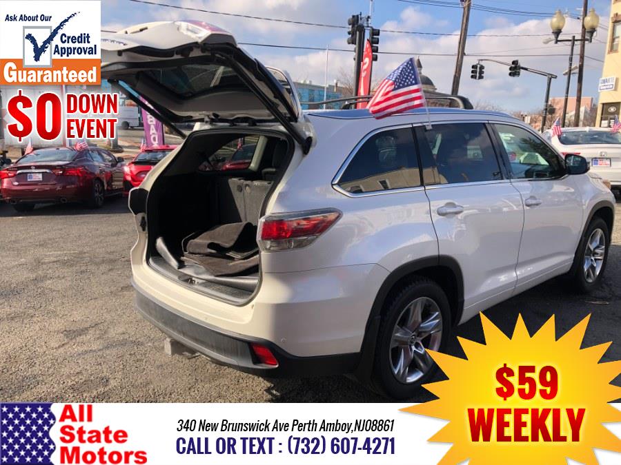 2016 Toyota Highlander AWD 4dr V6 Limited (Natl), available for sale in Perth Amboy, New Jersey | All State Motor Inc. Perth Amboy, New Jersey 2016 Toyota Highlander AWD 4dr V6 Limited (Natl), available for sale in Perth Amboy, New Jersey | All State Motor Inc. Perth Amboy, New Jersey