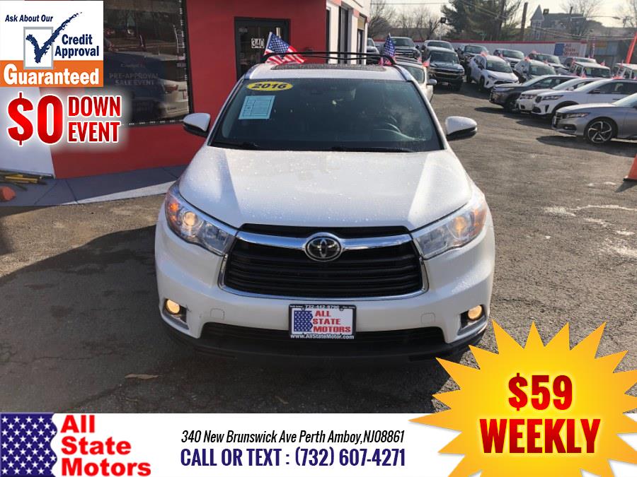 2016 Toyota Highlander AWD 4dr V6 Limited (Natl), available for sale in Perth Amboy, New Jersey | All State Motor Inc. Perth Amboy, New Jersey 2016 Toyota Highlander AWD 4dr V6 Limited (Natl), available for sale in Perth Amboy, New Jersey | All State Motor Inc. Perth Amboy, New Jersey