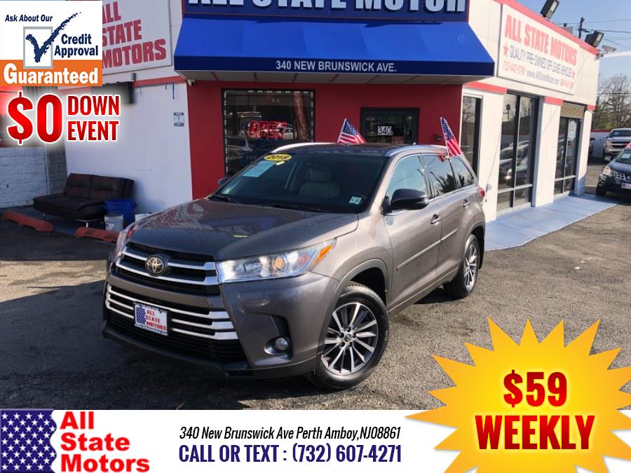 2018 Toyota Highlander XLE V6 AWD (Natl), available for sale in Perth Amboy, New Jersey | All State Motor Inc. Perth Amboy, New Jersey 2018 Toyota Highlander XLE V6 AWD (Natl), available for sale in Perth Amboy, New Jersey | All State Motor Inc. Perth Amboy, New Jersey