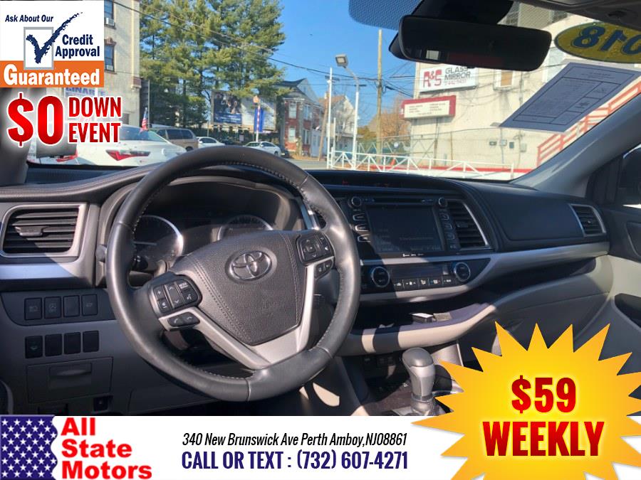 2018 Toyota Highlander XLE V6 AWD (Natl), available for sale in Perth Amboy, New Jersey | All State Motor Inc. Perth Amboy, New Jersey 2018 Toyota Highlander XLE V6 AWD (Natl), available for sale in Perth Amboy, New Jersey | All State Motor Inc. Perth Amboy, New Jersey
