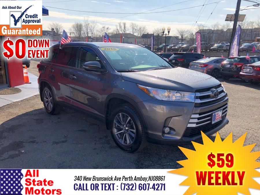 2018 Toyota Highlander XLE V6 AWD (Natl), available for sale in Perth Amboy, New Jersey | All State Motor Inc. Perth Amboy, New Jersey 2018 Toyota Highlander XLE V6 AWD (Natl), available for sale in Perth Amboy, New Jersey | All State Motor Inc. Perth Amboy, New Jersey