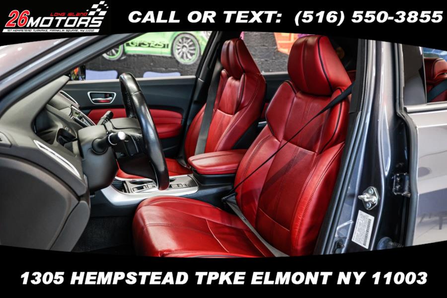 2019 Acura TLX 3.5L SH-AWD w/A-Spec Pkg Red Leather, available for sale in ELMONT, New York | 26 Motors Long Island. ELMONT, New York