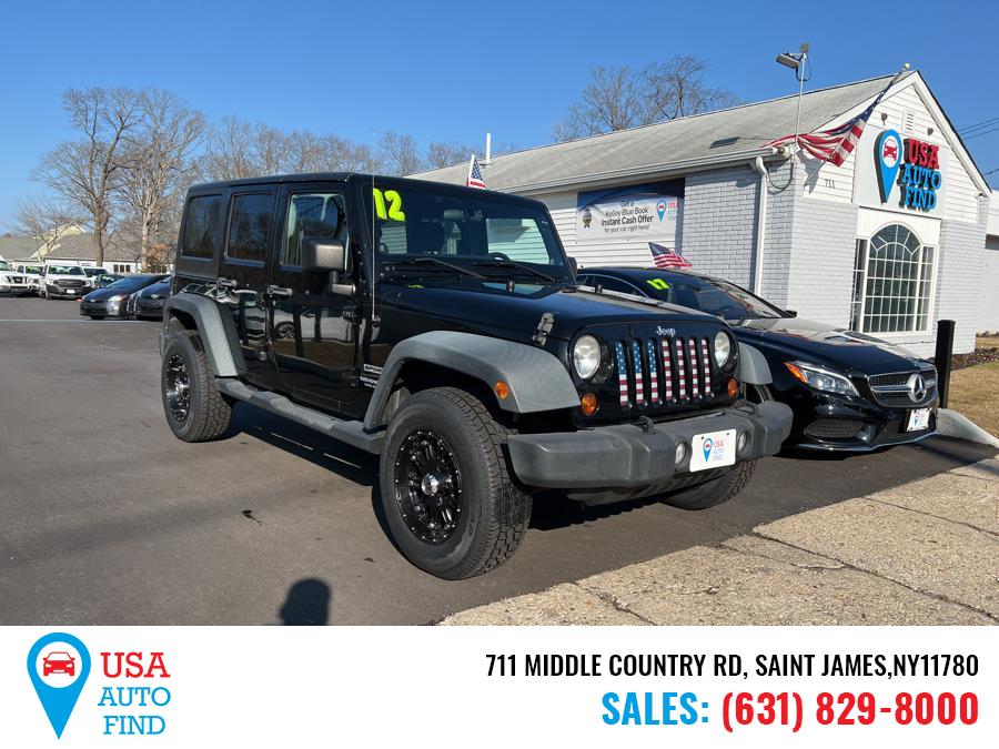 2012 Jeep Wrangler Unlimited 4WD 4dr Sport, available for sale in Saint James, New York | USA Auto Find. Saint James, New York
