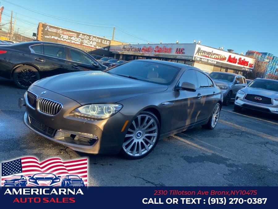2013 BMW 6 Series 4dr Sdn 640i Gran Coupe, available for sale in Bronx, New York | Americarna Auto Sales LLC. Bronx, New York
