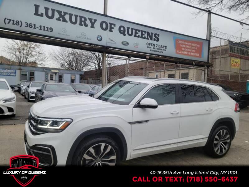 Used Volkswagen Atlas Cross Sport 3.6L V6 SEL R-Line 4MOTION 2021 | Luxury Of Queens. Long Island City, New York Used Volkswagen Atlas Cross Sport 3.6L V6 SEL R-Line 4MOTION 2021 | Luxury Of Queens. Long Island City, New York