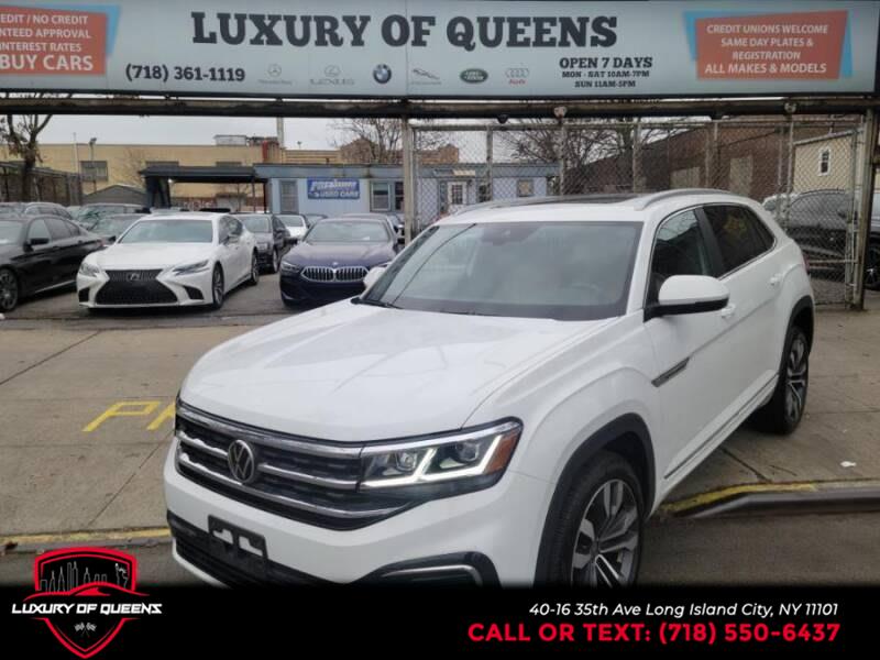 Used Volkswagen Atlas Cross Sport 3.6L V6 SEL R-Line 4MOTION 2021 | Luxury Of Queens. Long Island City, New York Used Volkswagen Atlas Cross Sport 3.6L V6 SEL R-Line 4MOTION 2021 | Luxury Of Queens. Long Island City, New York