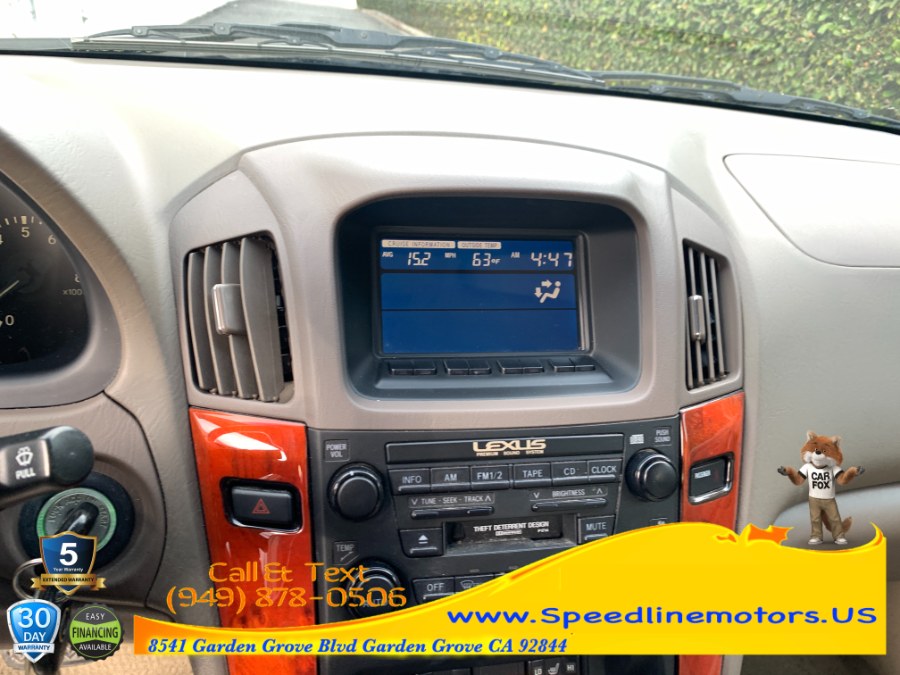 2003 Lexus RX 300 4dr SUV 4WD, available for sale in Garden Grove, California | Speedline Motors. Garden Grove, California 2003 Lexus RX 300 4dr SUV 4WD, available for sale in Garden Grove, California | Speedline Motors. Garden Grove, California