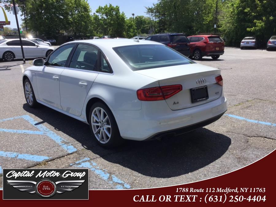 2015 Audi A4 4dr Sdn Auto quattro 2.0T Premium Plus, available for sale in Medford, New York | Capital Motor Group Inc. Medford, New York 2015 Audi A4 4dr Sdn Auto quattro 2.0T Premium Plus, available for sale in Medford, New York | Capital Motor Group Inc. Medford, New York