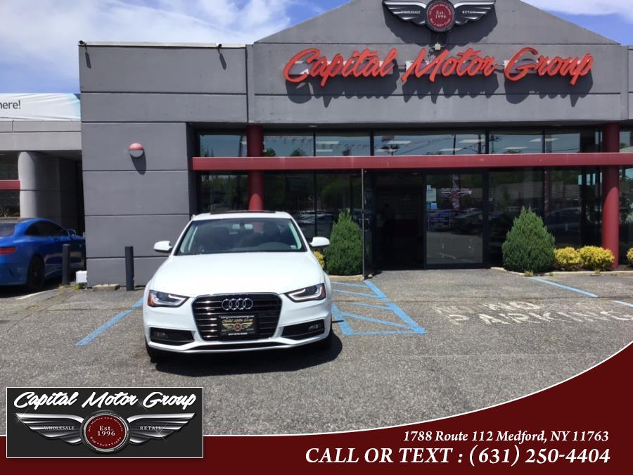 2015 Audi A4 4dr Sdn Auto quattro 2.0T Premium Plus, available for sale in Medford, New York | Capital Motor Group Inc. Medford, New York 2015 Audi A4 4dr Sdn Auto quattro 2.0T Premium Plus, available for sale in Medford, New York | Capital Motor Group Inc. Medford, New York