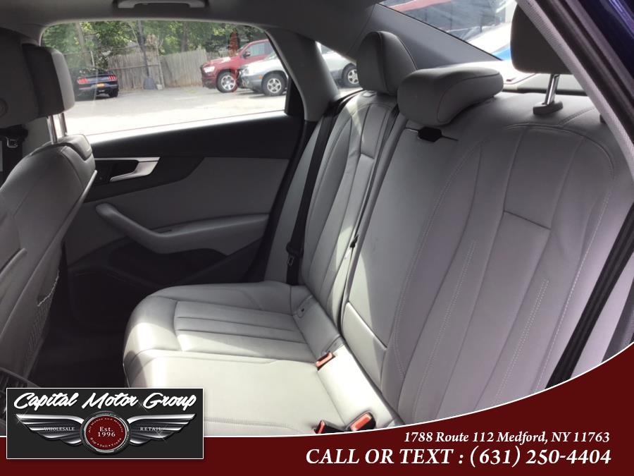 2018 Audi A4 2.0 TFSI Premium Plus S Tronic quattro AWD, available for sale in Medford, New York | Capital Motor Group Inc. Medford, New York 2018 Audi A4 2.0 TFSI Premium Plus S Tronic quattro AWD, available for sale in Medford, New York | Capital Motor Group Inc. Medford, New York